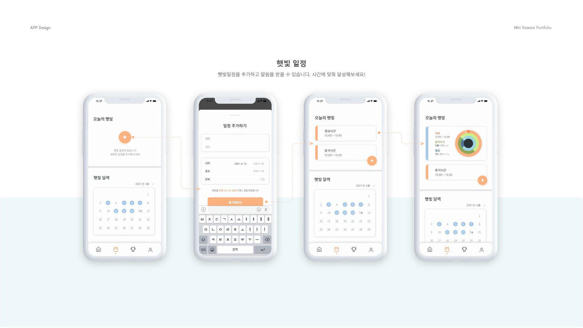 하루해 UXUI 작업 이미지 6